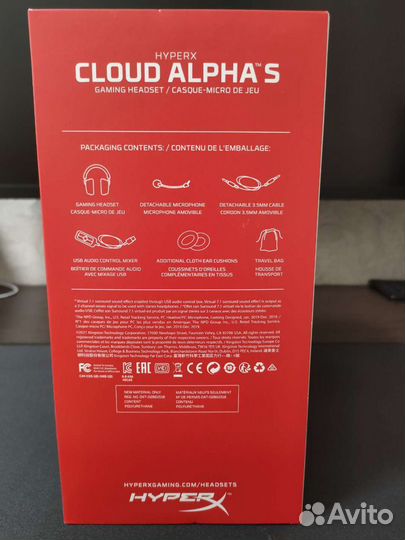 Игровые наушники hyperx cloud alpha s