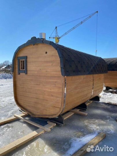 Баня бочка 3м