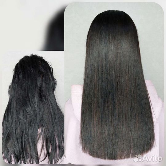 Кератиновое выпрямление/ботокс волос