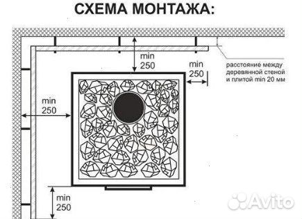 Огнеупорная плита1200*600*8 мм