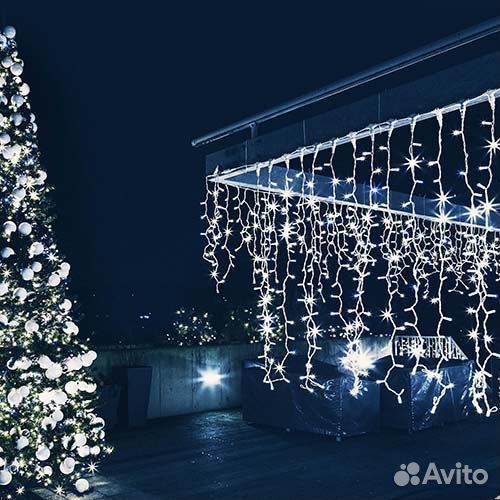 Гирлянда уличная Бахрома 25 метров фирма SDA
