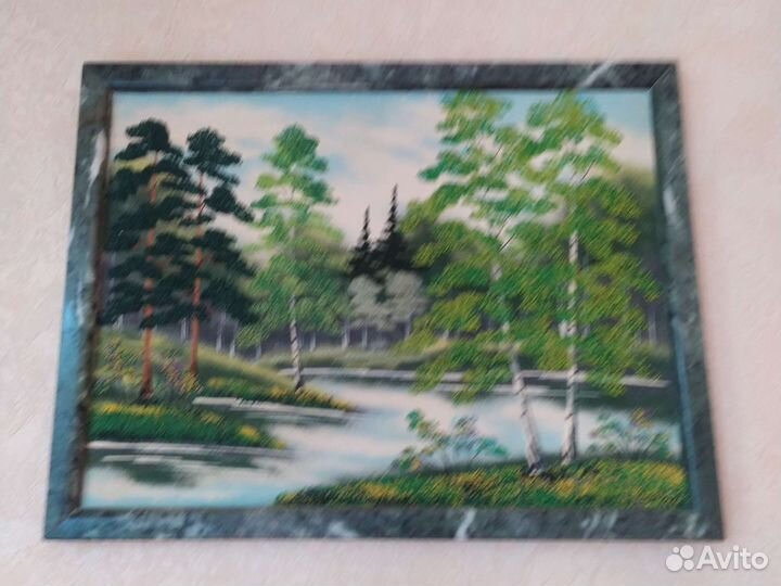 Картина из натурального камня