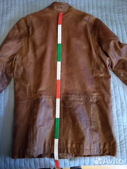 Куртка мужская кожаная Fossil Leather Jacket Mens