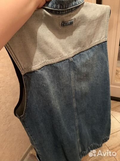 Жилет джинсовый женский