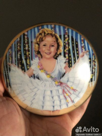 Музыкальная фарфоровая шкатулочка Ширли Темпл