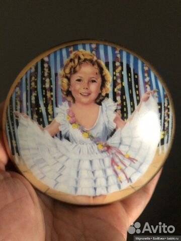 Музыкальная фарфоровая шкатулочка Ширли Темпл