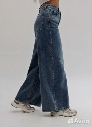 Джинсы клеш широкие Багги у2к, 27 р