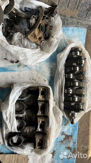 Шатуны, коленвал,масленый насос