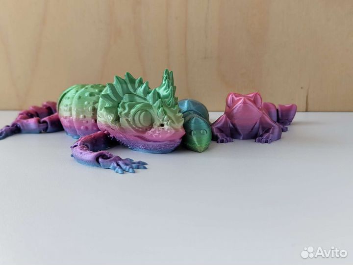 Магнит. Холодильник. Маг. Ящирица. Хамелеон