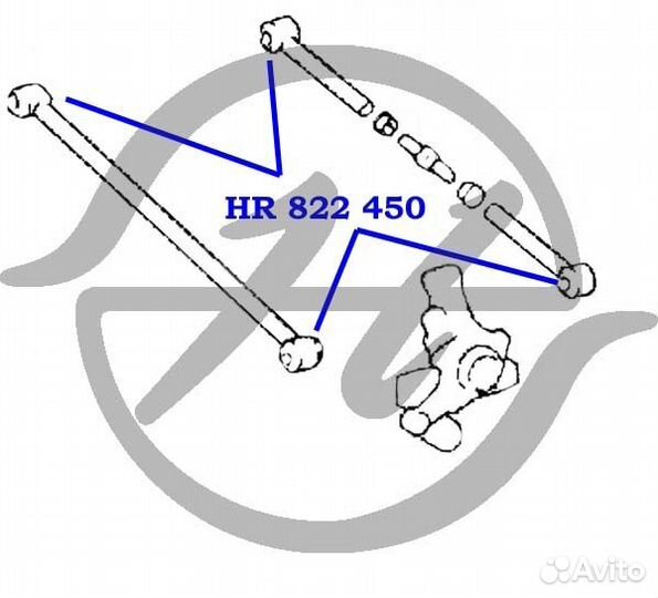 Сайлентблок тяги