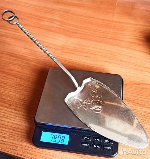 Серебряная лопатка для торта