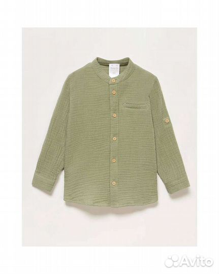 Рубашка лен для мальчика