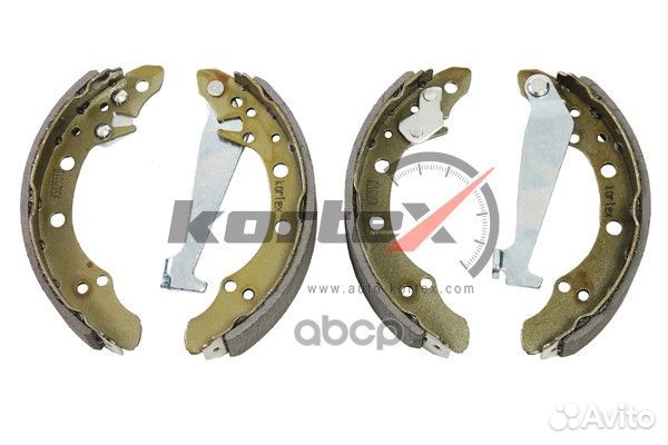 Колодки барабанные audi 80VW golf iiivento d200mm