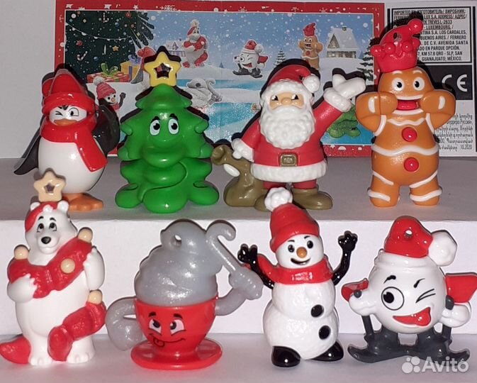 Новогодние серии киндер,драконы,черепашки редкие