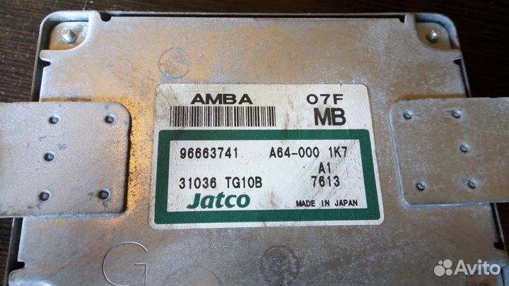 Блок управления АКПП шевроле спарк 2007г