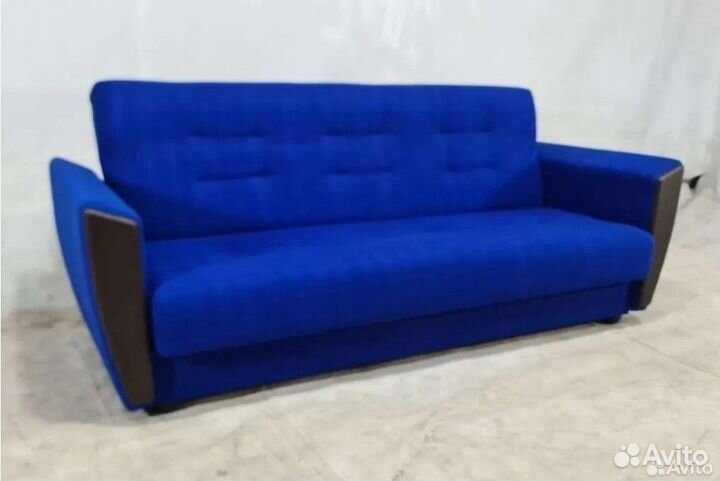 Диван-книжка Лира Люкс синий