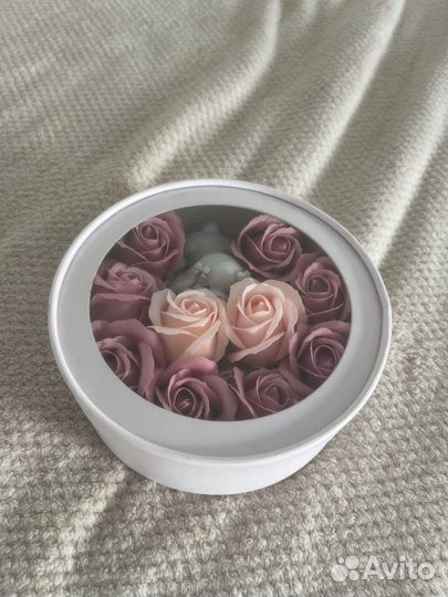 Розы из мыла, подарочный набор
