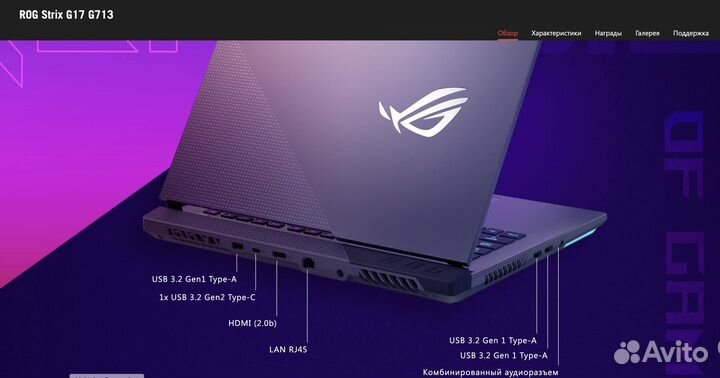 Asus Rog Strix G713RC