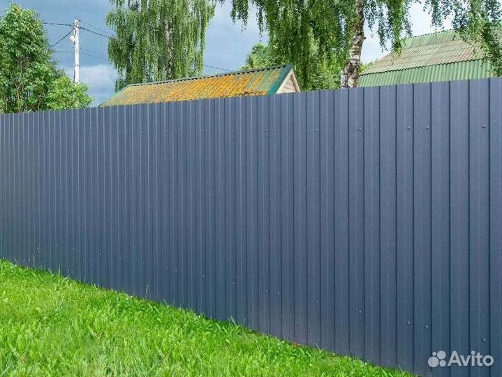 Заборы профлист, профнастил, евроштакетник, рабица
