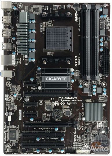 Материнская плата Gigabyte 970A-DS3P +проц+память