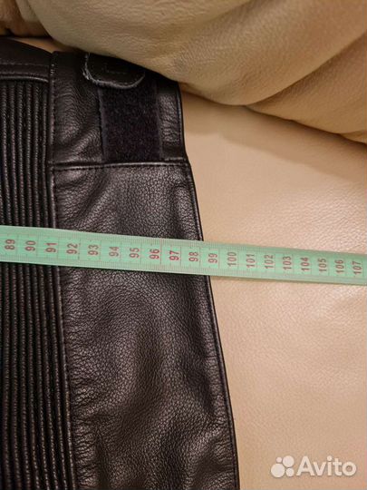 Мотоштаны кожаные