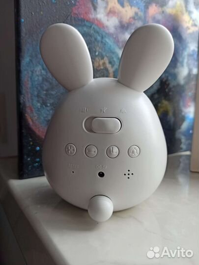 Зайка ночник, будильник, часы