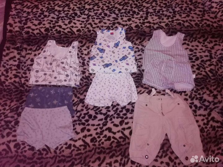 Детская одежда для мальчика в сад, пакетом