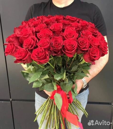 101 розы цветы досиавка 25 51 75 букеты роза