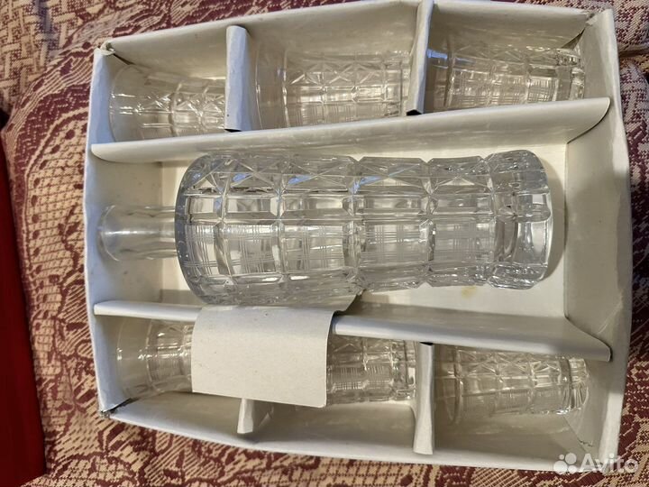 Гусь хрустальный набор для водки вина