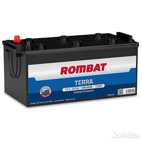 Аккумулятор Rombat Terra 225 T225G