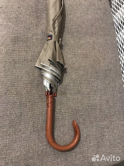 Зонт - трость золотой