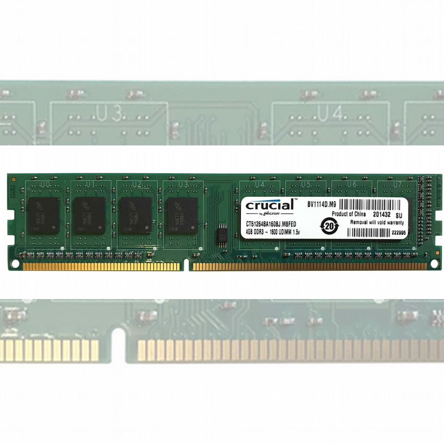 [CT51264BA160BJ.M8FED] Оперативная Память Crucial Ct51264ba160bj.m8fed
