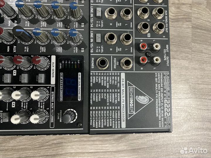 Микшерный пульт behringer xenyx2222fx