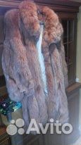 Продаю шубу б/у лиса цвет рябиновая Греция