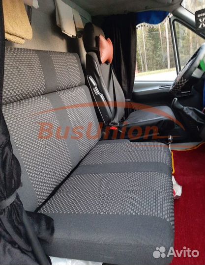 Двойной диван в кабину Газель Некст