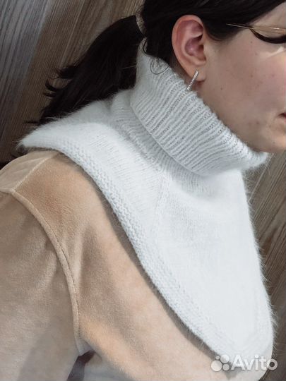 Шапка и снуд манишка