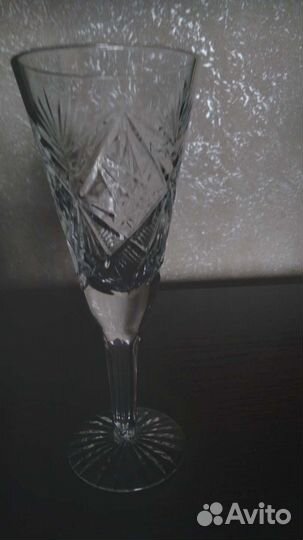 Хрусталь фужеры, или обмен на комнатные растения