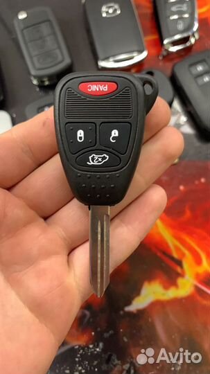 Ключ с чипом Chrysler Aspen