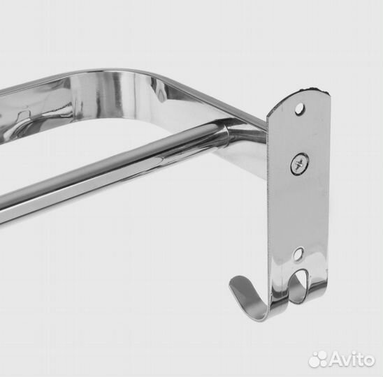 Полотенцедержатель с крючками настенный