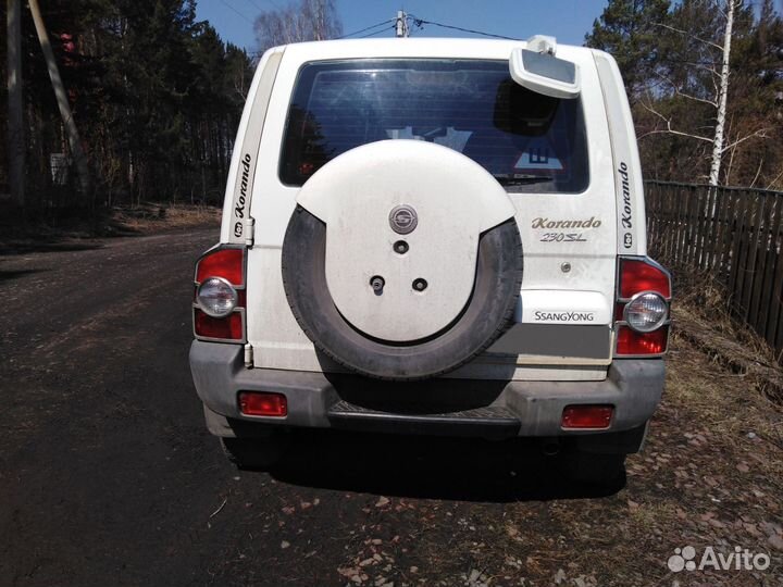 SsangYong Korando 2.3 AT, 2002, 29 999 км