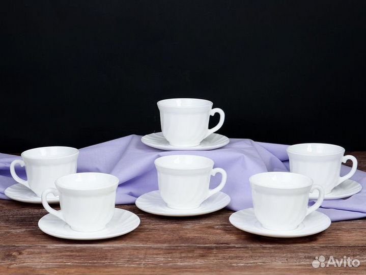 Чайный набор White lily 12предметов 6персон