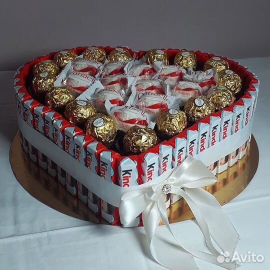 Сладкие букеты и композиции из конфет