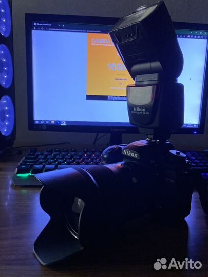 Nikon d7500 + sigma art 35 mm 1.4 + вспышка nikon