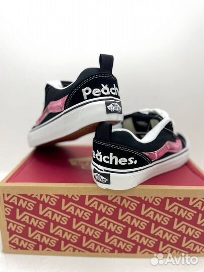 Кеды vans knu skool Black/Pink