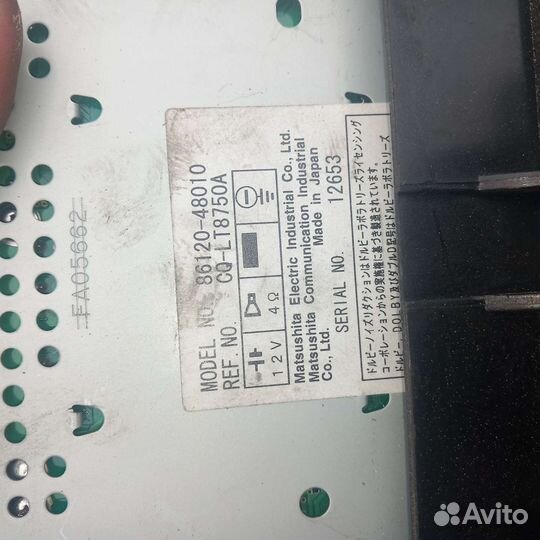 Lexus rx 300 магнитола сборе