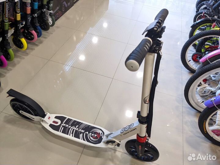 Самокат складной Tech Team City Scooter Белый
