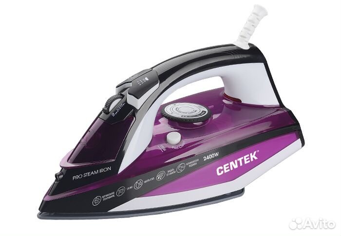 Утюг Centek CT-2344 violet 2400Вт