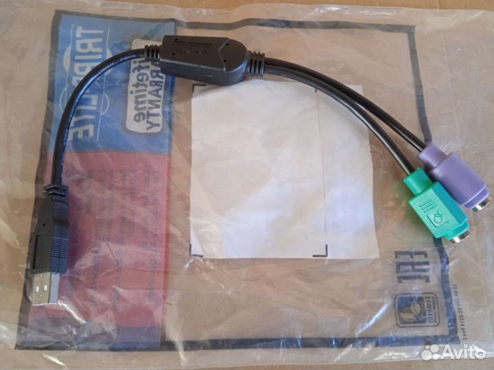 Переходник/адаптер Tripp Lite U219-000- USB - PS/2