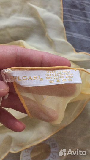 Шелковый платок bvlgari