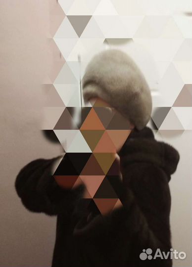 Женский норковый берет